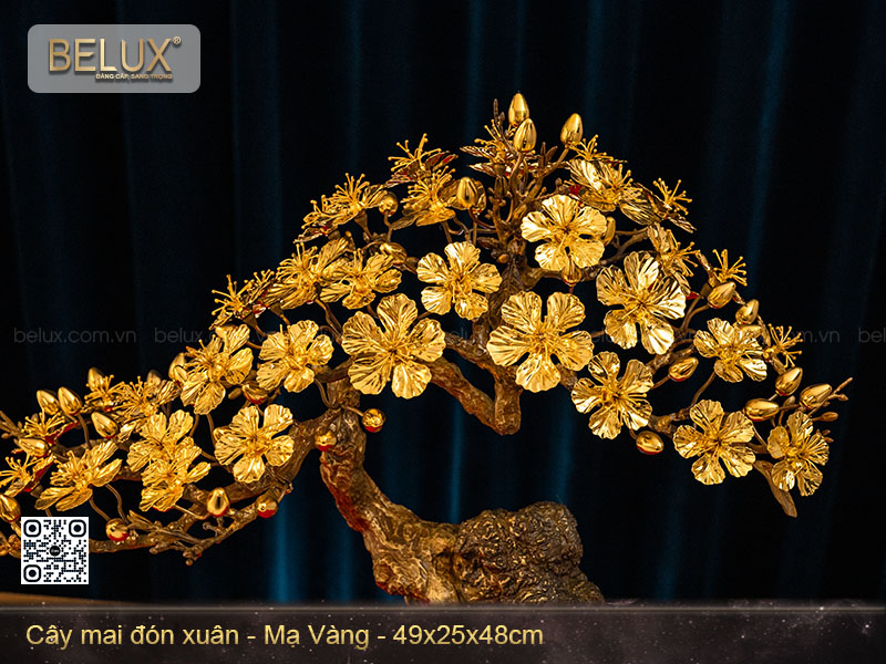 Cây Mai Kim Cổ Thụ Mạ Vàng 24k - Tuyệt Tác Khơi Nguồn Thịnh Vượng